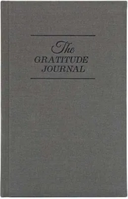 Image de INF Journal de Gratitude A5 - Carnet en Lin avec Papier Épais pour l'Écriture Gris