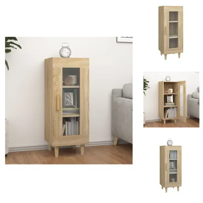 Obrázek produktu pro vidaXL Příborník Sonoma dub 34,5x34x90 cm materiál na bázi dřeva - Příborníky