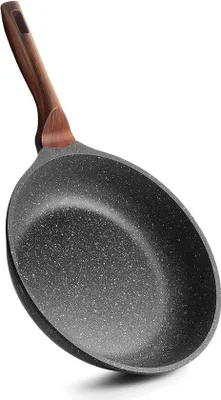 Productafbeelding van Famanu koekenpan, 24 cm, met antiaanbaklaag en een granitoppervlak - ideaal voor omeletten