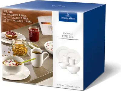 Produktbild von Villeroy & Boch For Me Frühstücks-Set 2 Pers.