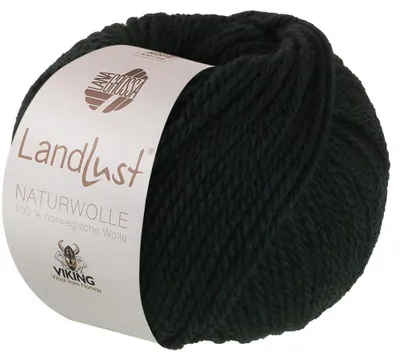 Produktbild von Lana Grossa - Landlust Naturwolle 0004 schwarzgrün