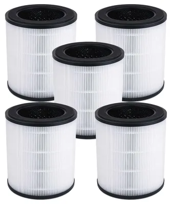 Produktbild von vhbw 5x Luftilter Ersatz für Rowenta XD6280F0 für Luftreiniger - Kombifilter