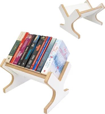 Immagine prodotto di Piccola libreria in legno per bambini - Mini libreria per bambini, supporto per libri, scaffale a muro, libreria per bambini