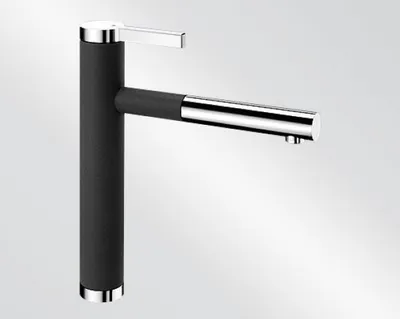 Obrázok produktu pre Blanco Linee S - Drezová batéria s výsuvnou koncovkou, antracit/chróm 518438