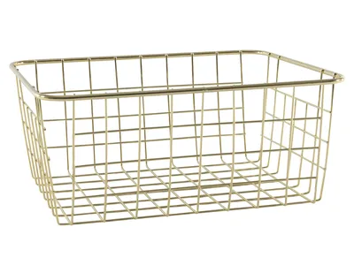 Produktbild von Aufbewahrungskorb Gold 28 x 22 cm