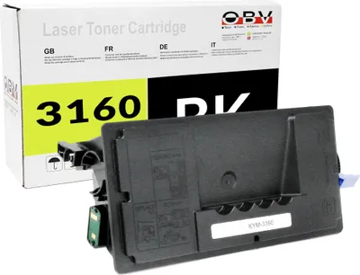 Produktbild von Toner ersetzt Kyocera TK-3160 1T02RY0NL0 – kompatibel zu ECOSYS P3045dn P3050dn P3055dn P3060dn – Schwarz – 12.500 Seiten