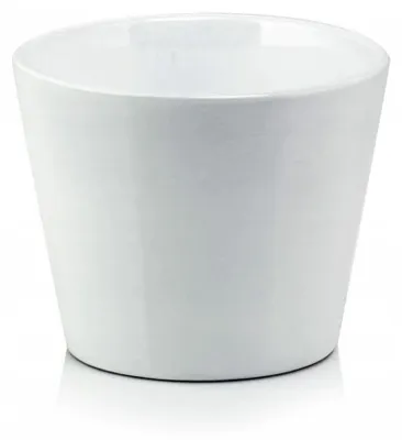 Produktbild von Polnix Keramik Übertopf Weiß 12 cm für Frühblüher