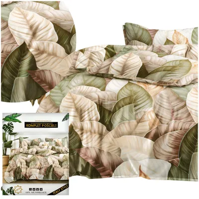 Produktbild von Łóżkoholicy Dalwin Bettwäsche-Set Baumwollsatin 200x220 cm