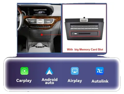 Produktbild von Drahtlose Multimedia-Schnittstelle, Drahtloses CarPlay, Android Auto, Für Benz NTG3.0