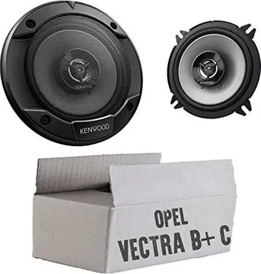 Produktbild von Lautsprecher Boxen Kenwood KFC-S1366 - 13cm 2-Wege Koax Auto Einbauzubehör - Einbauset passend für Opel Vectra B + C | Tür hinten - justSOUND