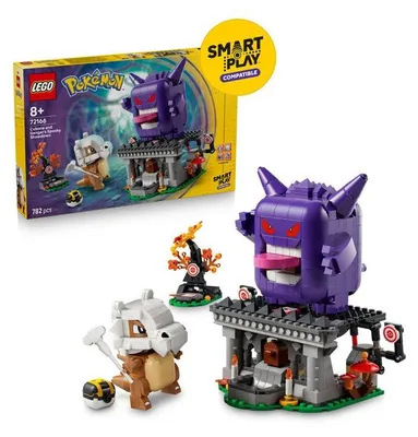 Immagine prodotto di LEGO Pokémon 72166, set di costruzioni Ectoplasma e Osselait, mattoncino interattivo SMART Play con suono, adatto a bambini dai 7 anni in su