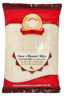 Produktbild von Annam Sona Masoori Reis 5 kg