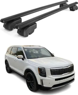 Immagine prodotto di Barre portatutto trasversali per Kia Telluride 2020-2024 in alluminio nero