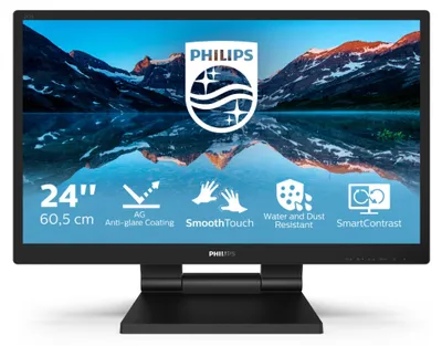 Obrázek produktu pro Philips 242B9TL/00, 60,5 cm (23.8"), 1920 x 1080 px, Full HD, LCD, 5 ms, Černá