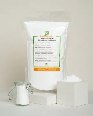 Produktbild von 2 kg Waschsoda Natriumcarbonat Na2CO3 | Pulver | Wasch-Soda