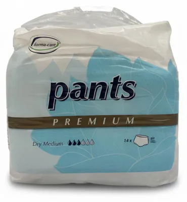 Produktbild von Forma-Care Pants PREMIUM Dry Inkontinenz-Hosen Gr. M | 14 Stück | 80-120cm