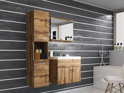 Immagine prodotto di Set da bagno MAYRA - rovere wotan