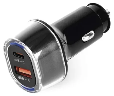 Imagen del producto de Adaptador USB para coche EMOS, con carga rápida PD/QC, 48W