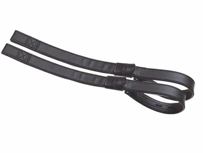 Produktbild von Wintec Webbers Steigbügelriemen mit Schlaufe Riemen, schwarz in 60