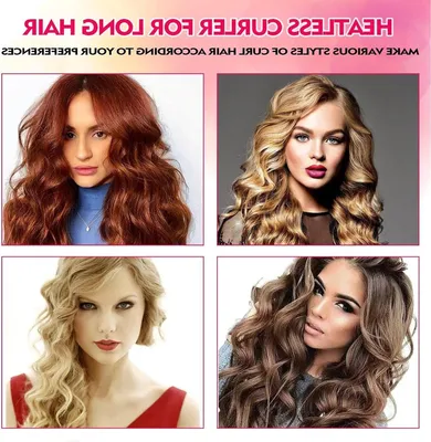 Satin Heatless Curling Rod Haarband für voluminöse Locken - ideal für alle Haartypen und langanhaltende Lockenergebnisse