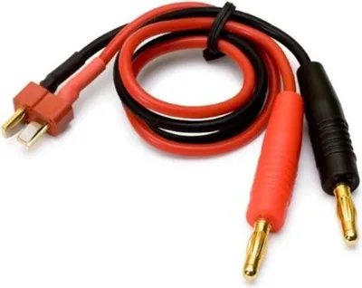 Zdjęcie produktu dla Kabel do ładowania typu T z wtyczką bananową 4 mm
