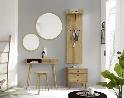 Produktbild von Garderobe Flurmöbel Komplett Set Dielenmöbel Flureinrichtung "Anacortes I"