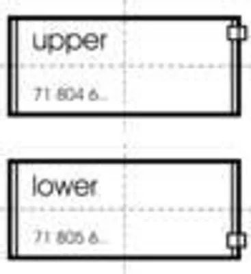 Produktbild von KOLBENSCHMIDT 79285600 Pleuellager