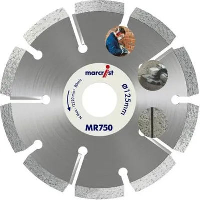 Produktbild von Marcrist Diamanttrennscheiben MR750 ⌀ 125 mm Mörtelräumer