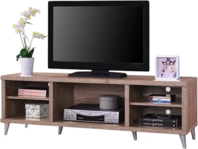 Immagine prodotto di Mobile TV KONYA 140 cm con 5 vani colore sonoma – 142,5 x 45,5 x 40 cm