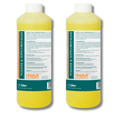Produktbild von INOX® 2x1L Polster- & Teppichreiniger Konzentrat – Kraftvolle Tiefenreinigung für Textilien