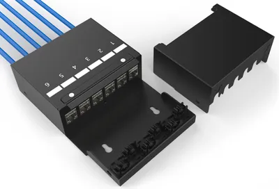 Obrázek produktu pro Digitus DN-93708-6, Černá, Ocel, 135 mm, 203 mm, 54 mm, 135 mm