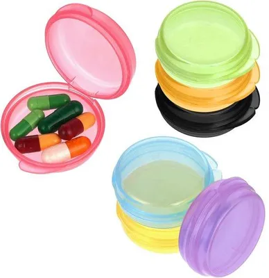 Image de Petite boîte de voyage et porte-monnaie 7 compartiments, mini-boîte d'accessoires de voyage, coffret à bijoux et porte-monnaie 7 compartiments