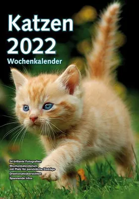Immagine prodotto di Calendario settimanale per gatti, anno 2022