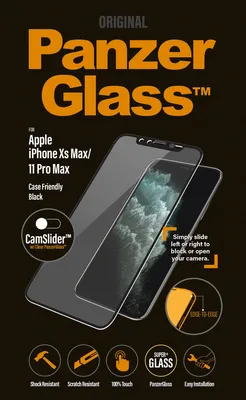 Produktbild von PanzerGlass Apple iPhone XS Max / 11 Pro Max Hart Glas Case Friendly Schwarz