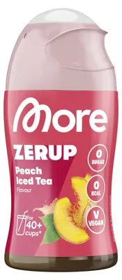Produktbild von MORE Zerup - Zero Sirup Peach Iced Tea I 65 ml