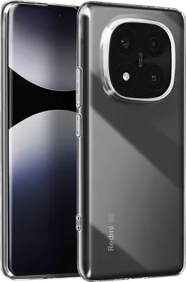 Produktbild von Avizar, Hülle für Xiaomi Redmi Note 14 Pro und 14 Pro Plus Silikonrand, Transparent