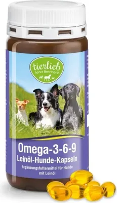 Obrázok produktu pre Tierlieb doplnky stravy Omega 3-6-9 Z Olejem Lnianym Dla Psów, BI7970