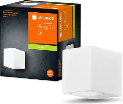 Produktbild von LEDVANCE Endura Square, Quadratisch, 1 Glühbirne(n), GU10, IP44, Weiß