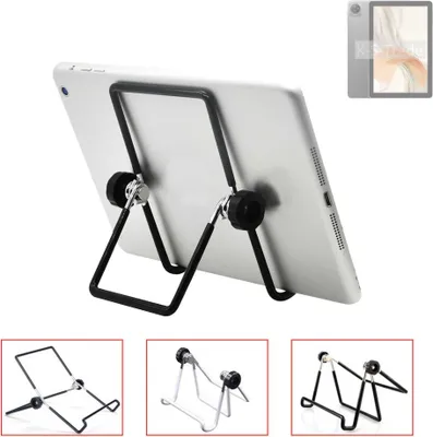 Produktbild von K-S-Trade Tablet-Ständer Tablet-Halterung Tablet-Aufsteller kompatibel mit Blackview Tab 30 Wi-Fi faltbarer Tischständer Tablet Halterung