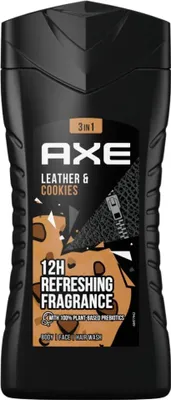 Produktbild von Axe - 3-in-1 Duschgel - Leder & Kekse - 100% pflanzlich - 250 ml - 1 Stück