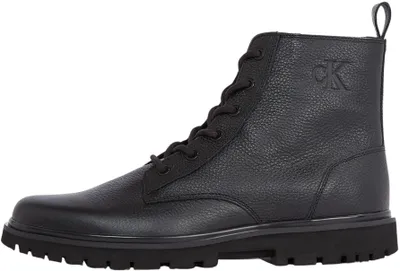Zdjęcie produktu dla Buty męskie Calvin Klein, model Mid Boot, wykonane z materiału Eva, średniej wysokości, z sznurowaniem, kolor czarny