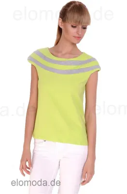 Produktbild von Damen Longshirt Tunika T-Shirt Sommer Shirt; Limettengrün
