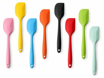 8er Set Silikonspatel für Küche und Backen, hitzebeständig