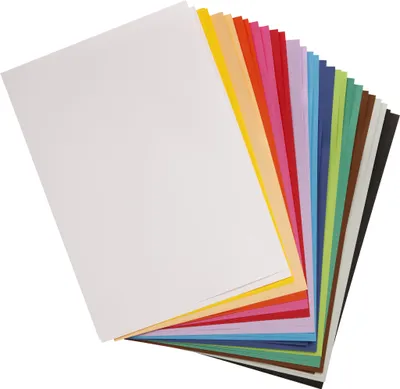 Produktbild von Clairefontaine Bastelkarton 70x100cm 2x14 Bogen Lebendige Farben sort. 975798C