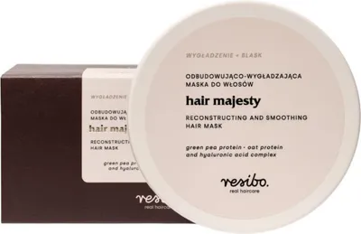 Produktbild von Resibo Hair Majesty Regenerierende und glättende Haarmaske, 175 ml