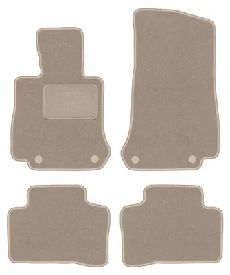 Immagine prodotto di Tappetini in moquette per Mercedes GLC X253 2015- (SUV) – set 4 pezzi, beige, su misura – Wielganizator LUX
