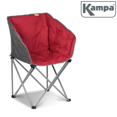 Produktbild von Gepolsterter Campingstuhl / Lounge-Sessel Kampa EXTREMER Komfort FT0053 rot