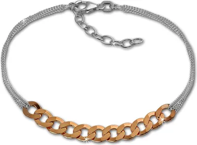 Produktbild von SilberDream Damen-Armband Fantasie 925 Silber poliert 18cm rose SDA2138E