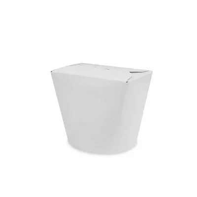 Produktbild von 50 Faltboxen/Pommesboxen/Dönerboxen/Asiaboxen 750 ml weiß – PE-beschichtet