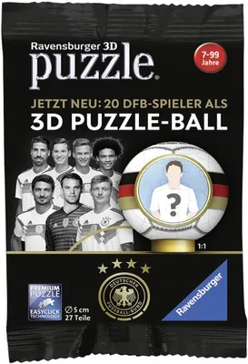 Obrázok produktu pre Ravensburger - 3D Puzzle 27 Ball Blindpacks WM 2018 (German)